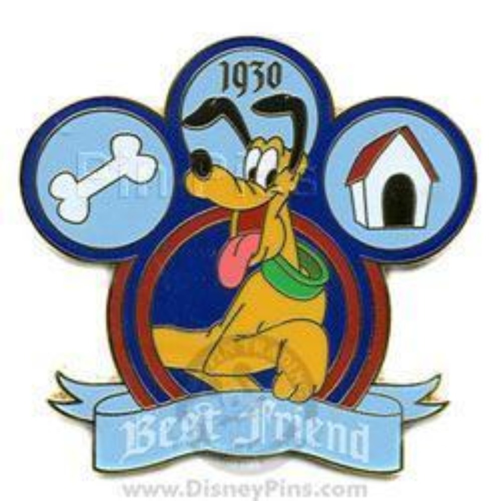 Disney Pin Pluto 1930 Best Friend Doghouse Dog WDW Character Crest LE 61248